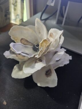 FOR @LIPI20 Handcrafted Oyster Shell Magnolia Flower